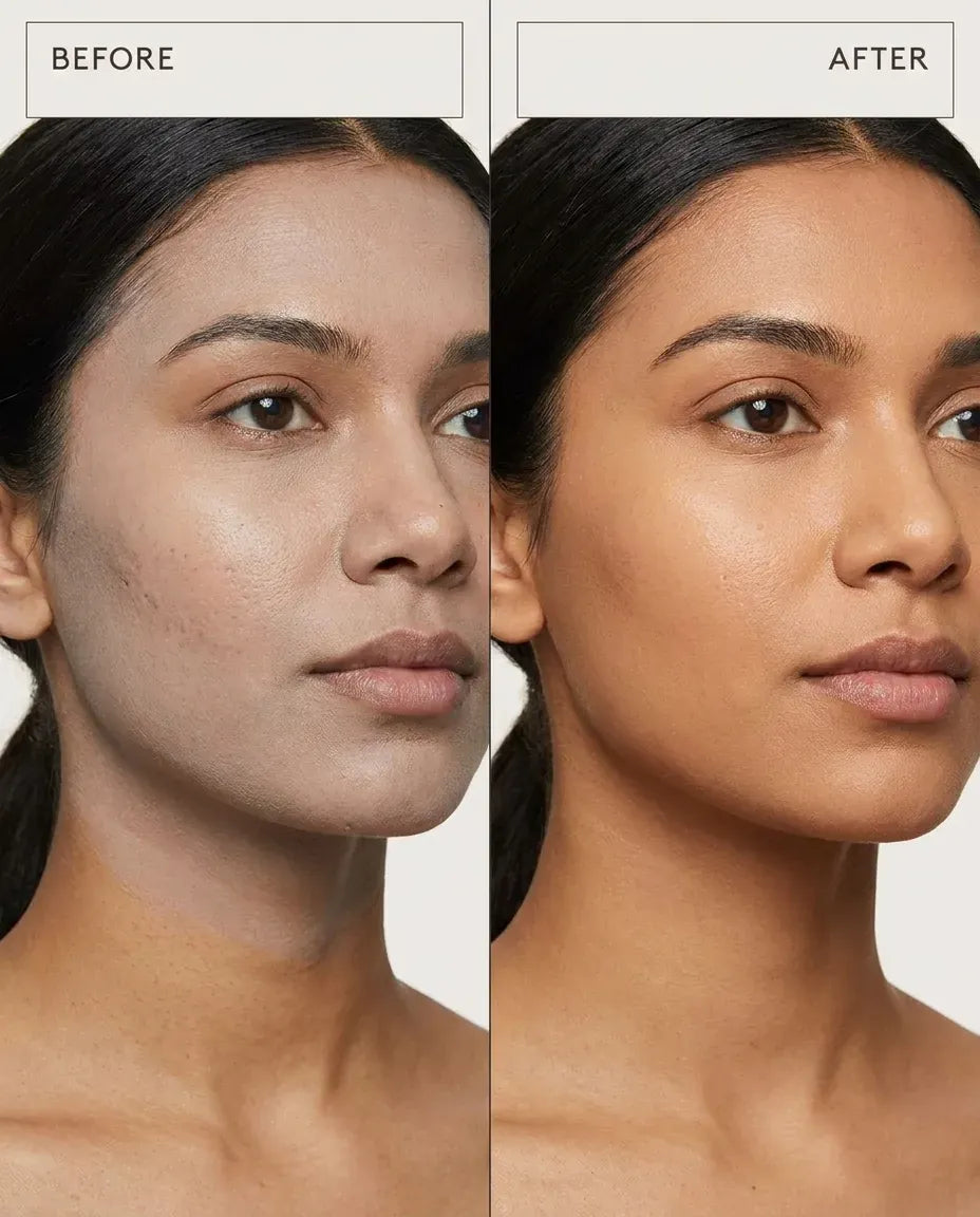 Before and after result